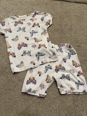 Gap Kids Butterfly Pajama Set Girls Size 8